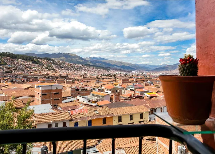アパート Inti Qhawa With Views Of The Andes In Historic Center